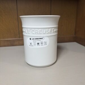 Le Creuset Utensil Crock 1L White NWT